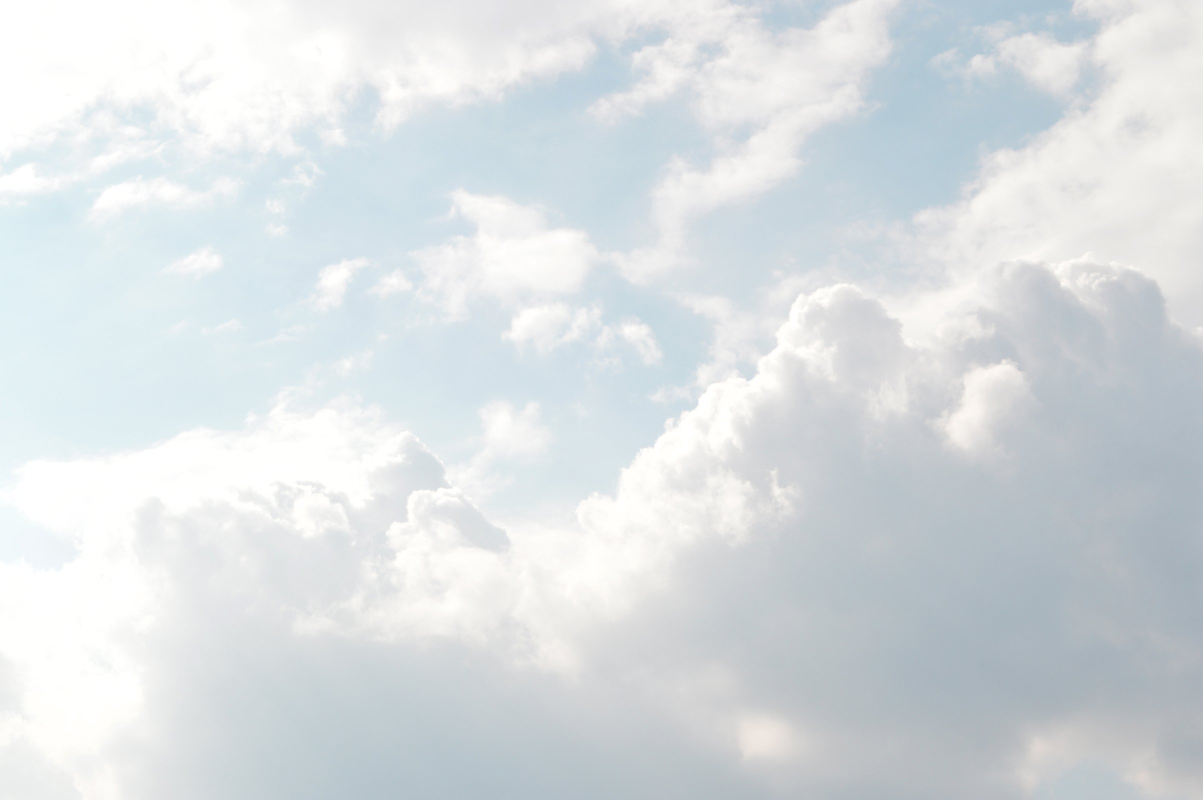 White Fluffy Clouds